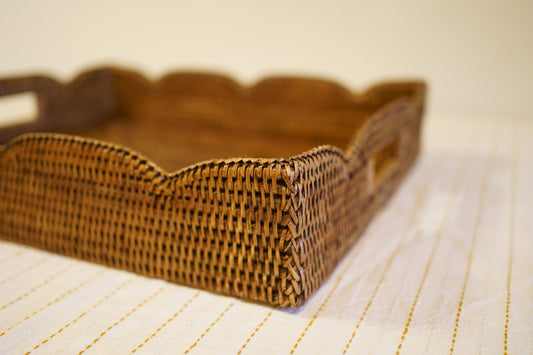 Lace edge Tray Large